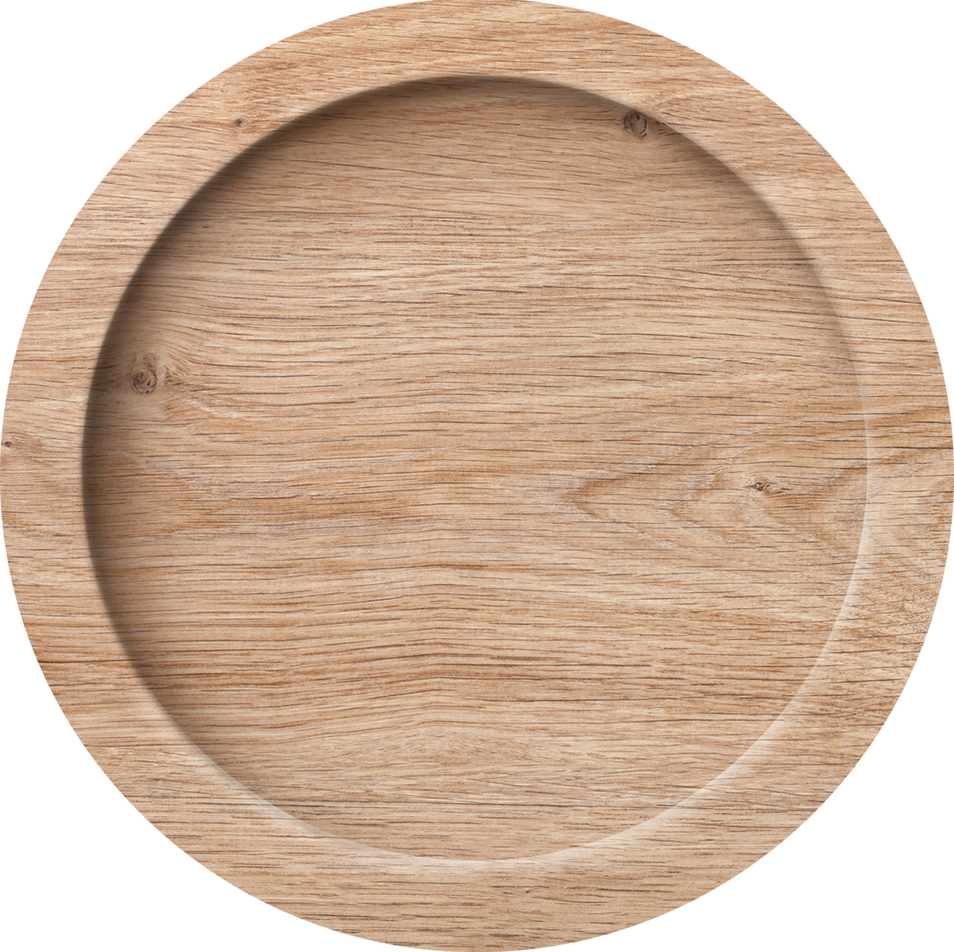 *T-1302 (*Round Item Only) Wood Coaster